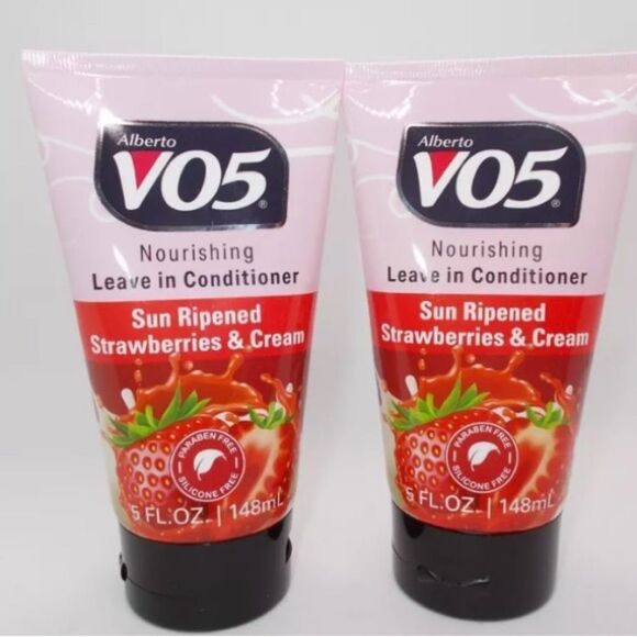 🛍️ VO5 LEAVE IN CONDITIONER STRAWBERRIES & CREAM 5 FL OZ SET OF 2💥 - Picture 4 of 6